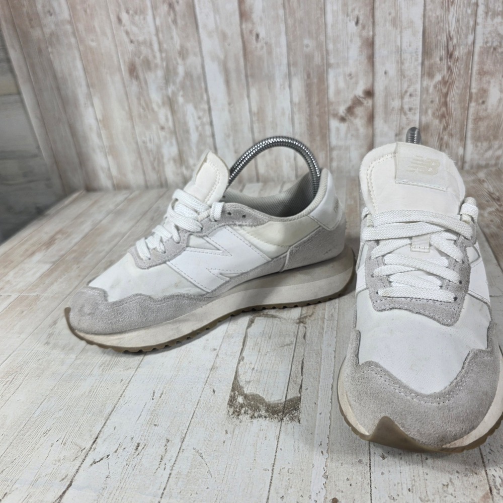 New Balance 237 Womens Sneakers Sea Salt Moonbeam White WS237NN Size 7 - Picture 8 of 8